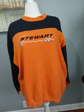 Chase Authentics Orange and Black 'Stewart 20' Crewneck Sweatshirt